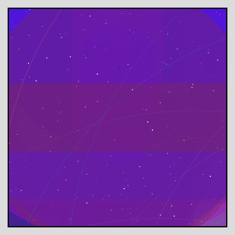 Color Field Starry B #246