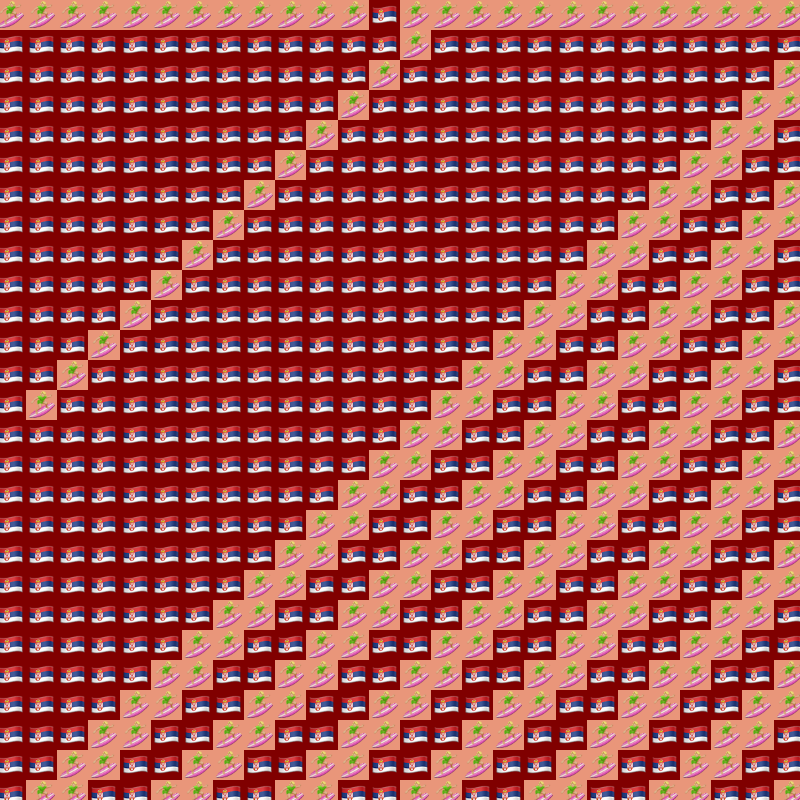 Elementary Cellular Emoji Automata #680