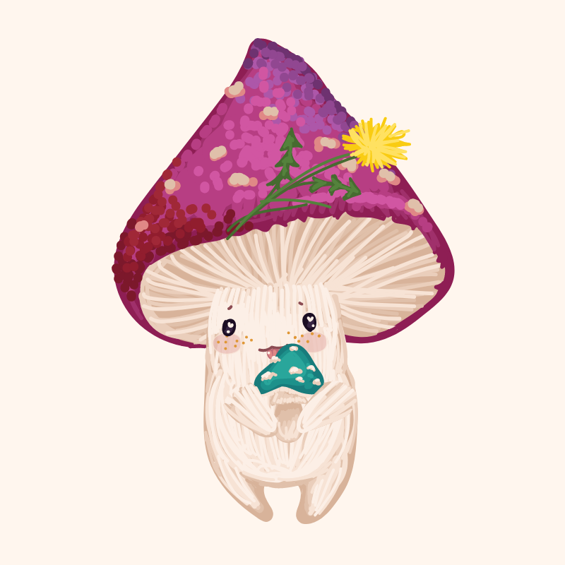 Cute Mushrooms Forest Guys #90