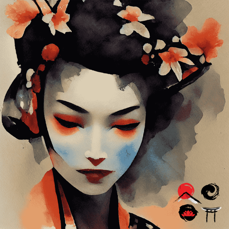 Black Rose and Geisha #3