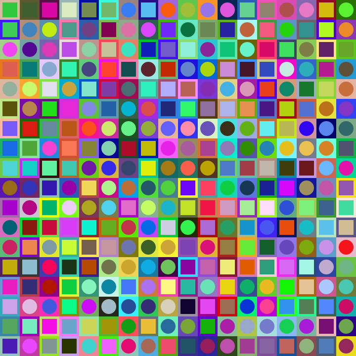 Square Dot Composition #170