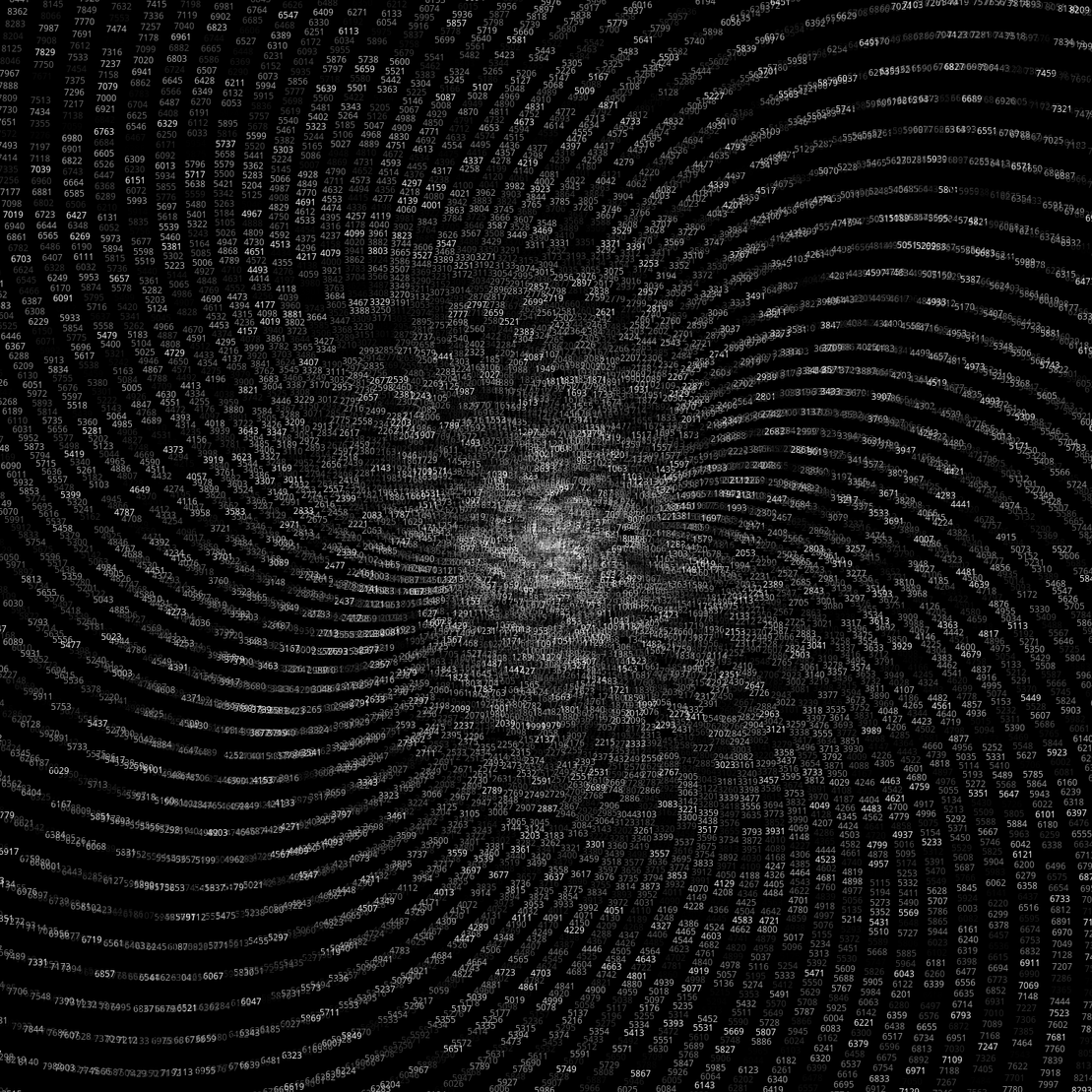 Polar Plot of Numbers #367