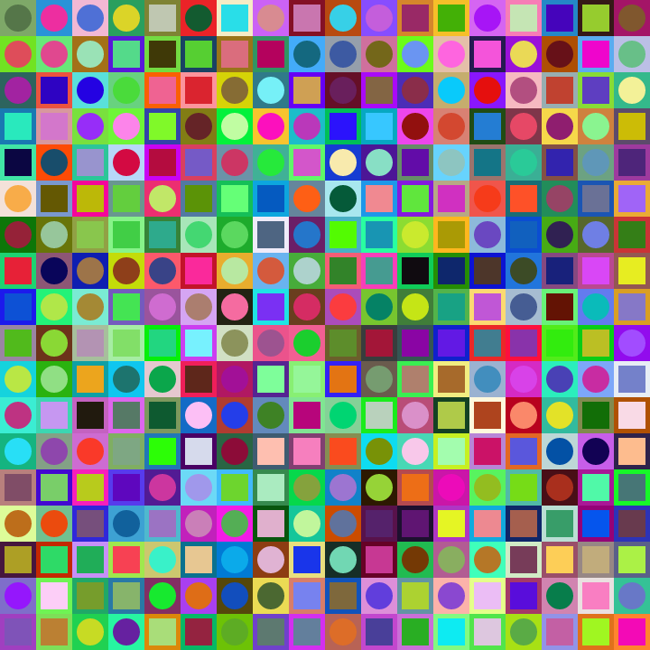 Square Dot Composition #270