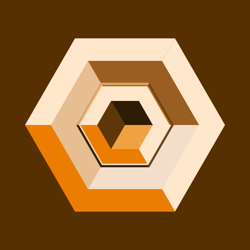 Hexagones - Art for Bots #41