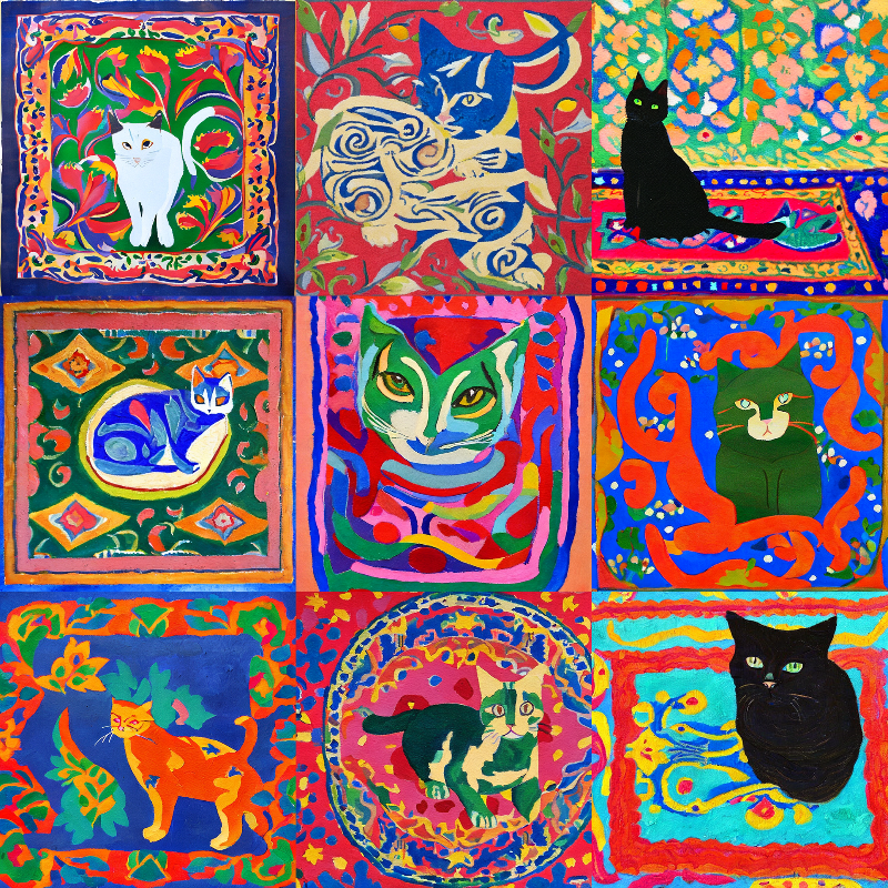 99 Patchworks of 9 Lives #13