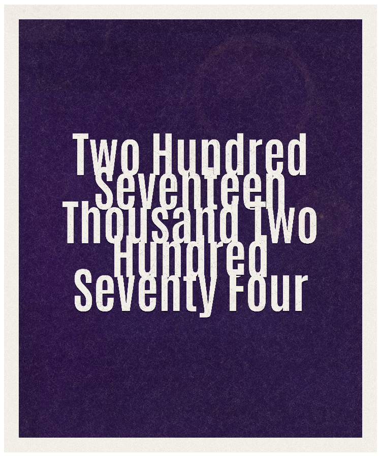 Count #217274