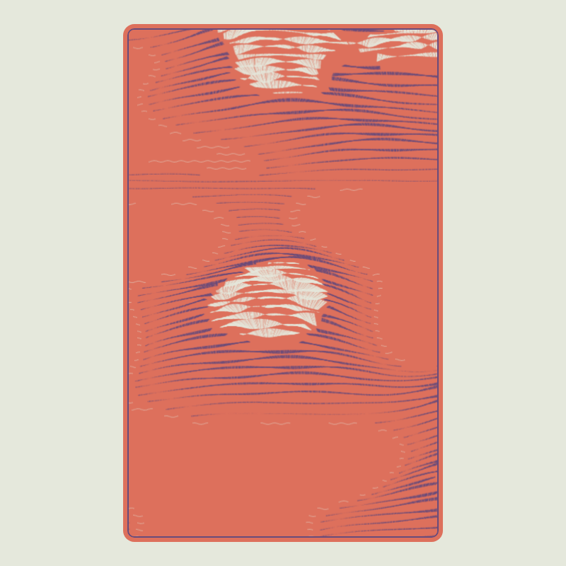 Topographic Playing Card #15