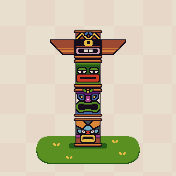 Tiki Totem  #34