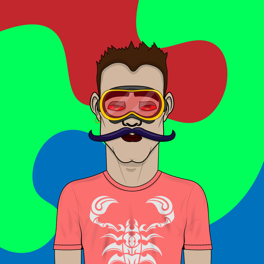 Mustachioed #90