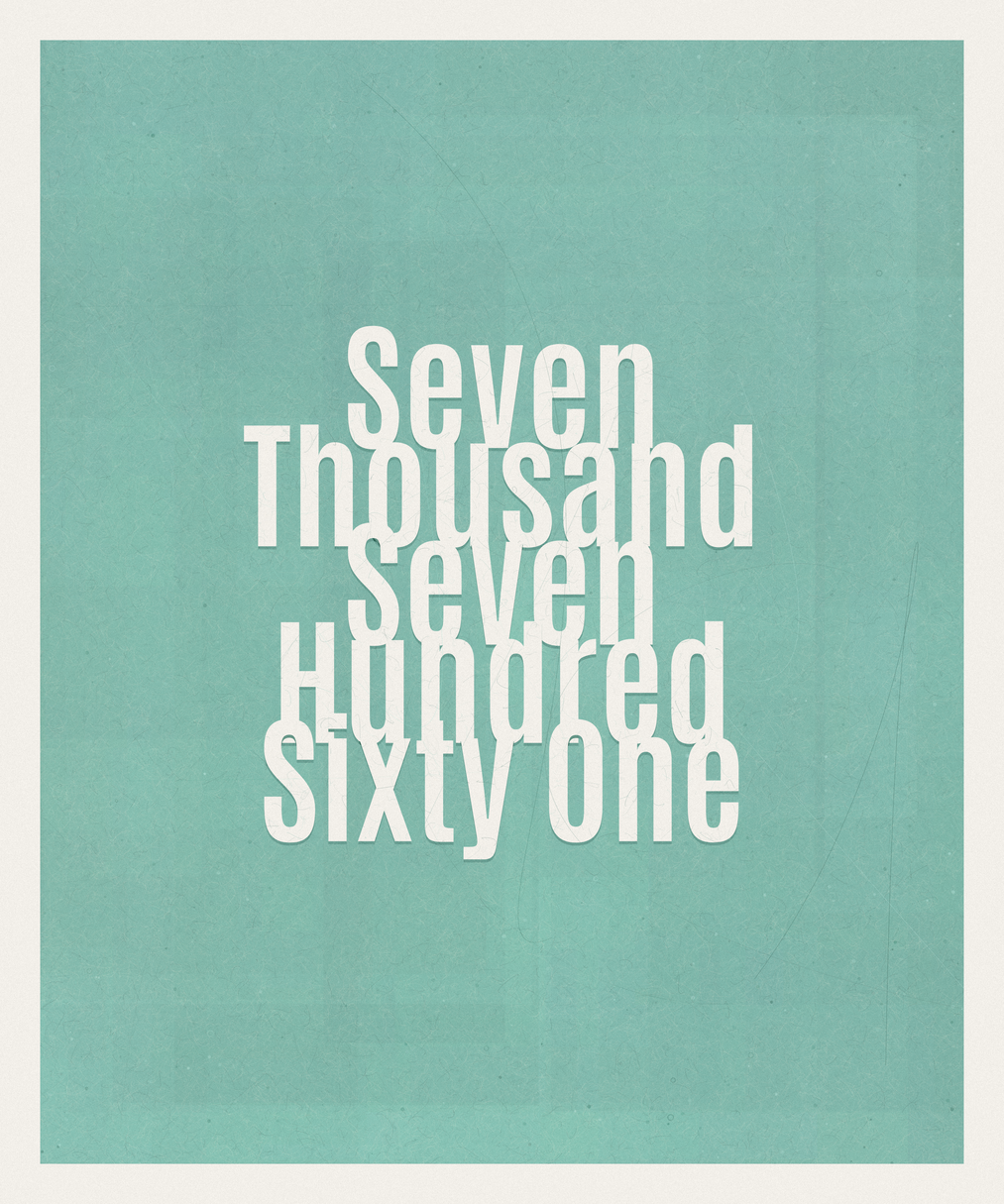 Count #7761