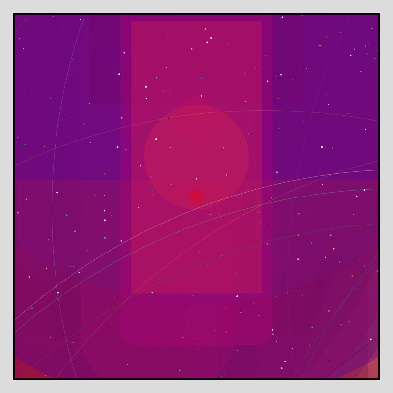 Color Field Starry B #252