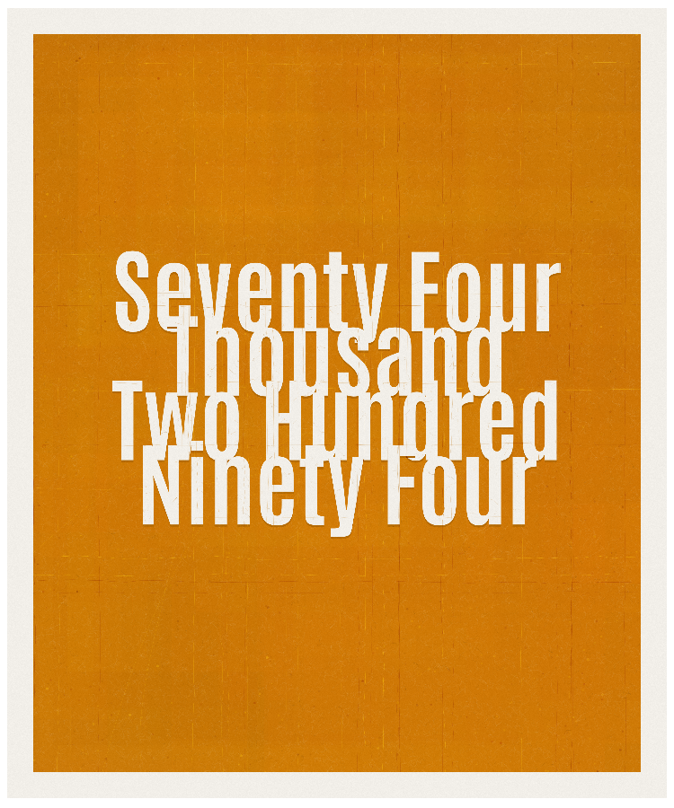 Count #74294