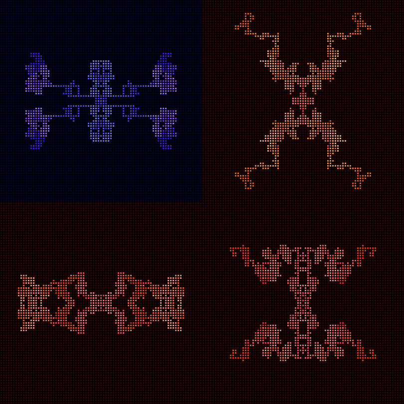 Dither Creatures 2x2 #71