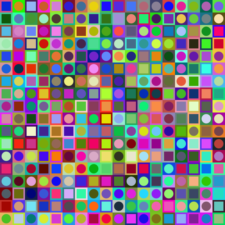 Square Dot Composition #296