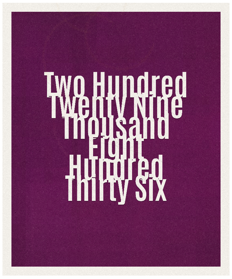 Count #229836