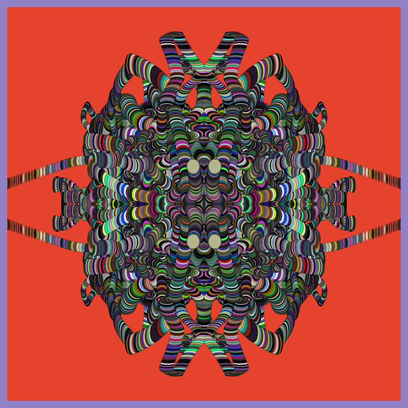 Symmetric Perlinized Ellipse #22