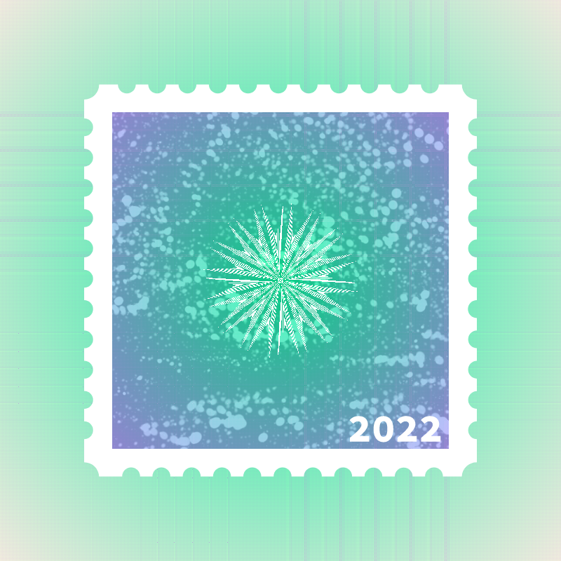 Snowflake stamp #24