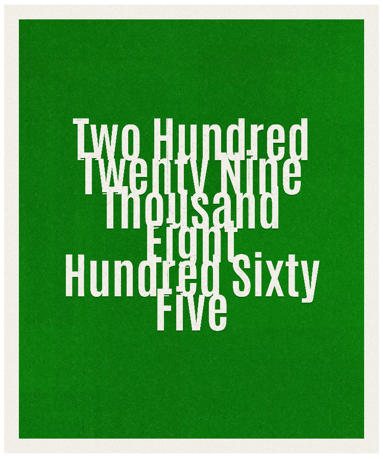 Count #229865