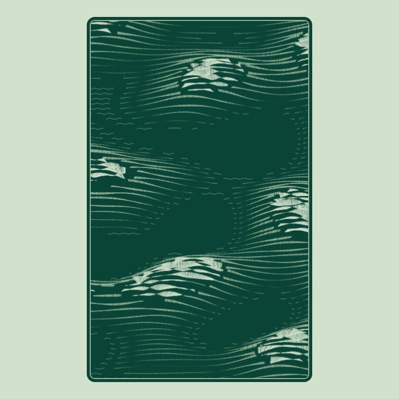 Topographic Playing Card #32