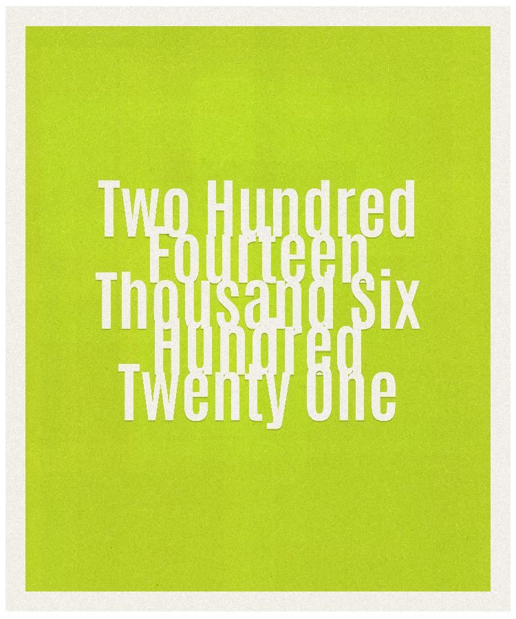 Count #214621