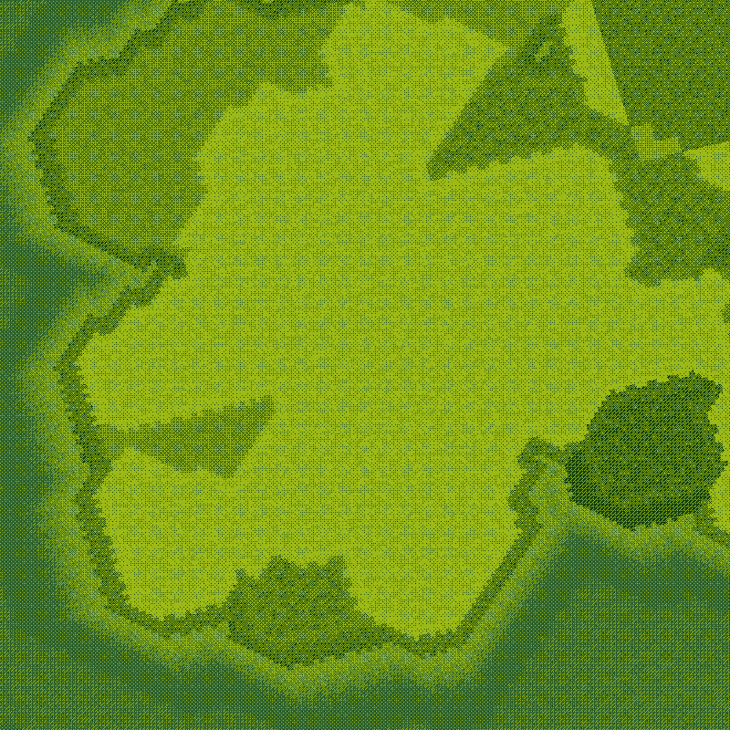 Littlecube Maps: Green Dithering #2