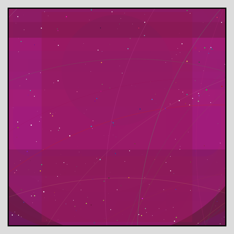 Color Field Starry B #176