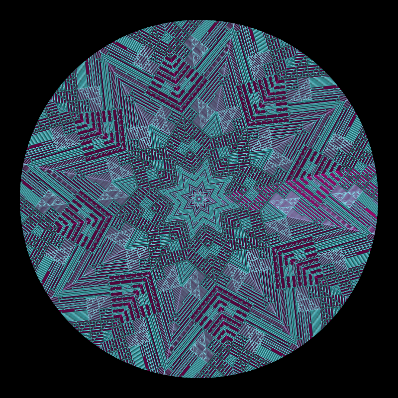 Binary kaleidoscope #140