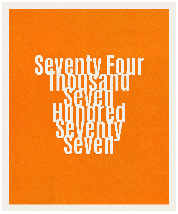 Count #74777