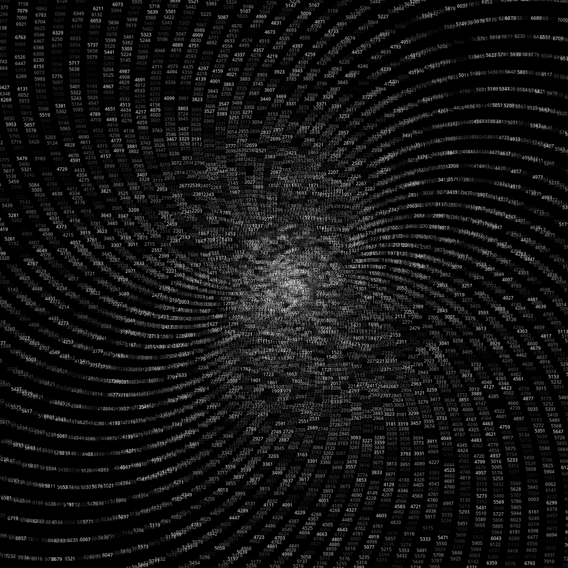 Polar Plot of Numbers #220