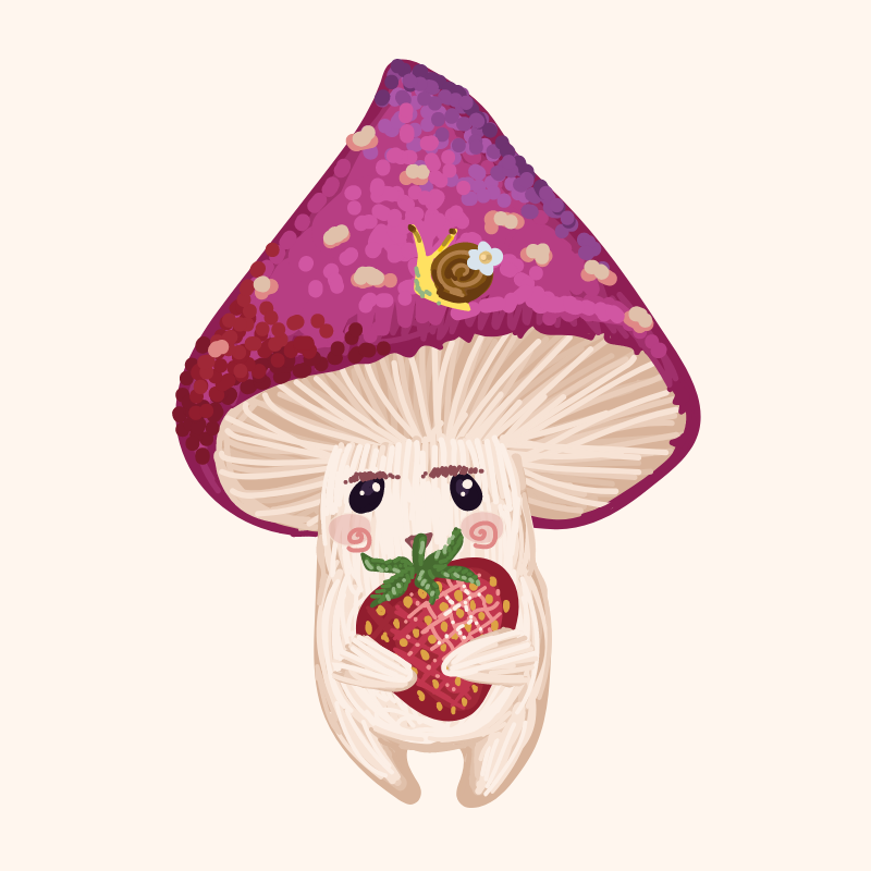 Cute Mushrooms Forest Guys #34