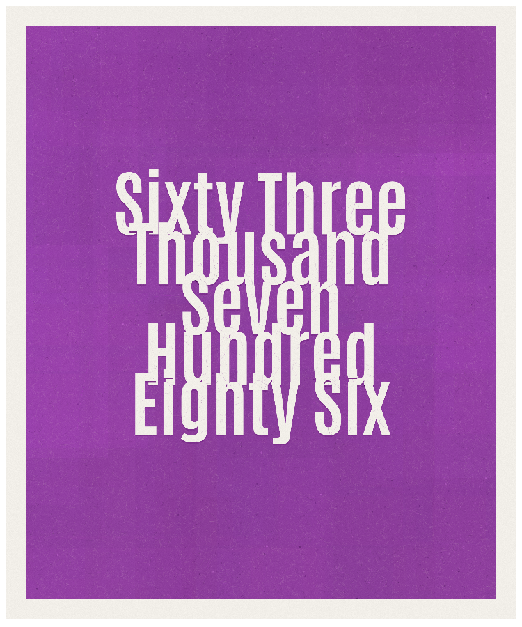 Count #63786