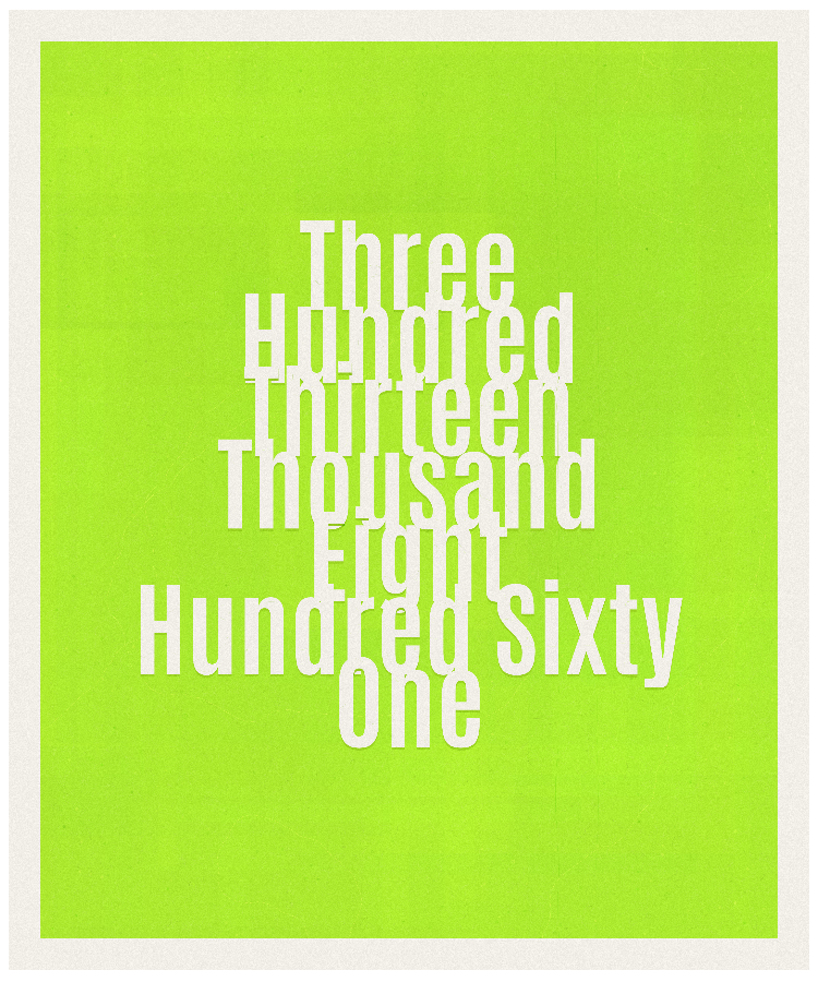 Count #313861