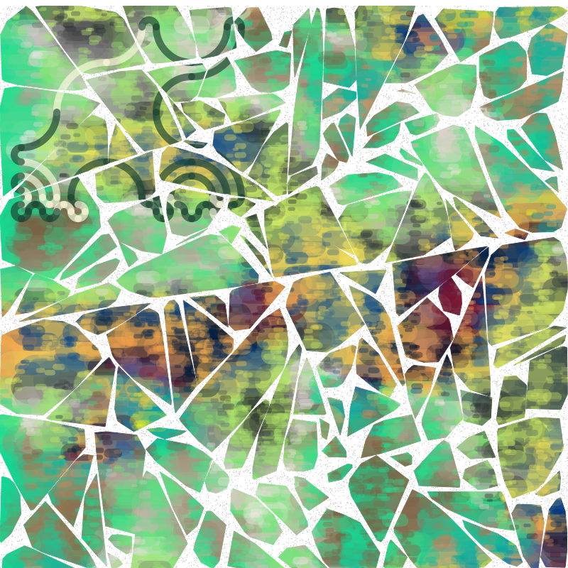 Tessellis - Gaudi style generative mosaic #8