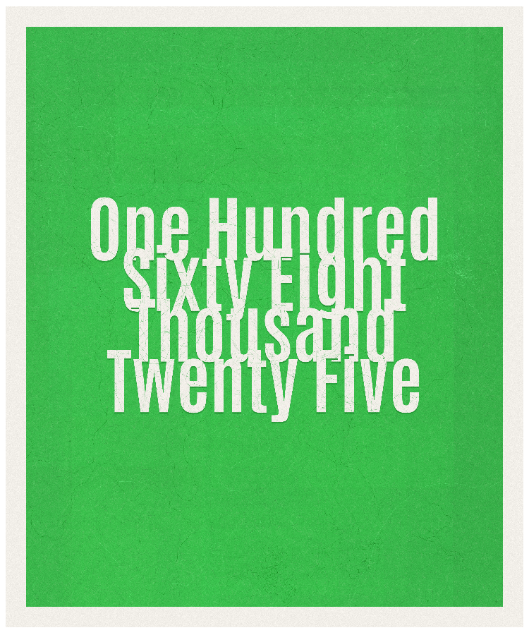 Count #168025