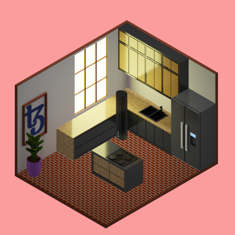 Isometric kitchen #33