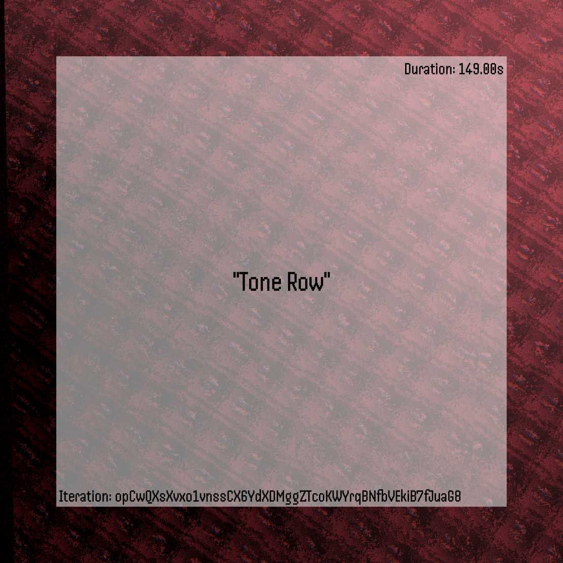 Tone Row #16