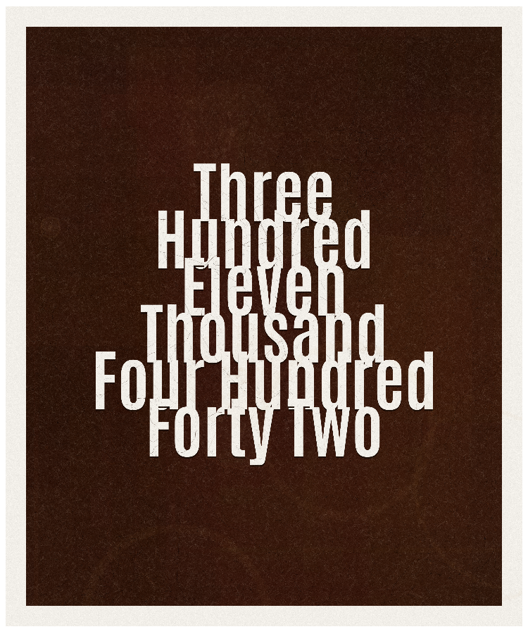 Count #311442