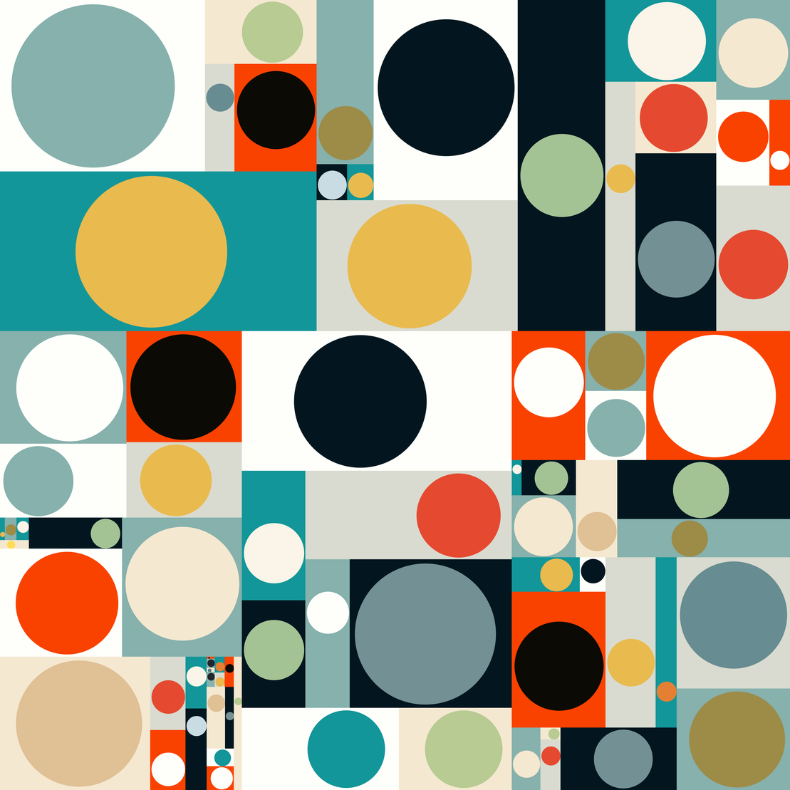 An Increasing Series Of Dots #76