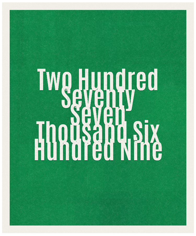 Count #277609
