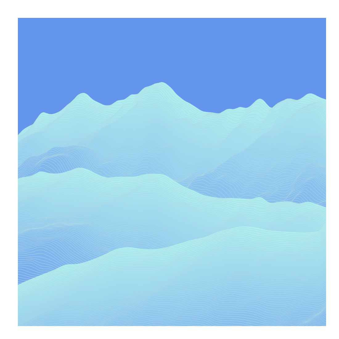 Random Mountain generative #4