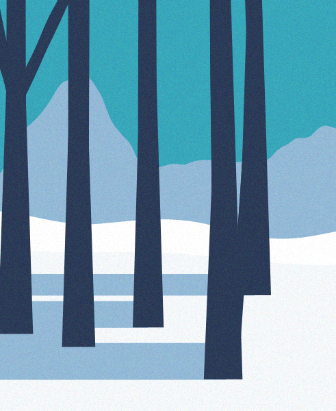 Minimal Snow Landscape #61