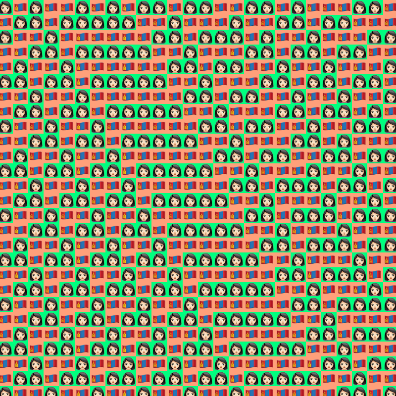 Elementary Cellular Emoji Automata #607