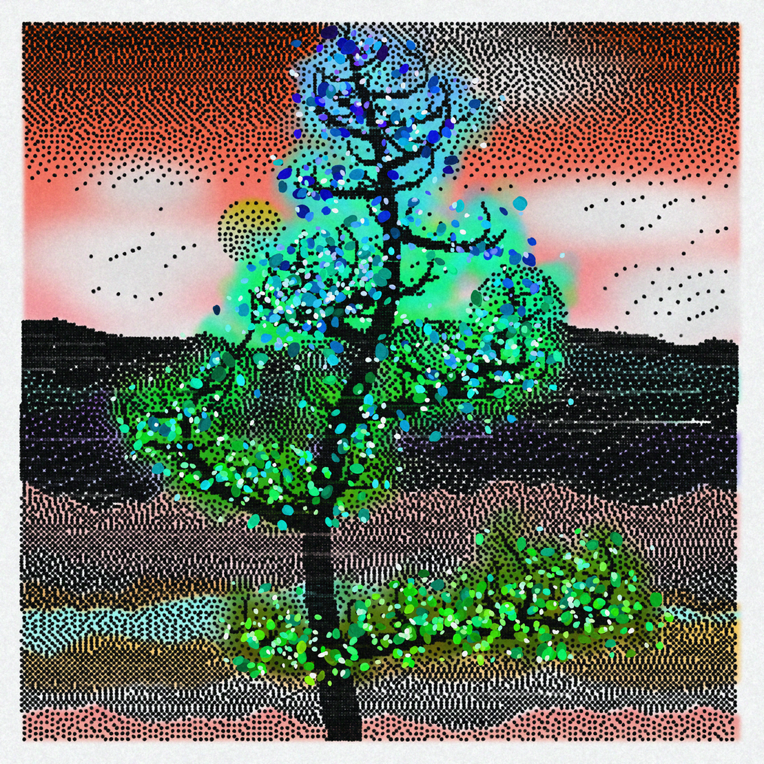 Dithered Branches #32