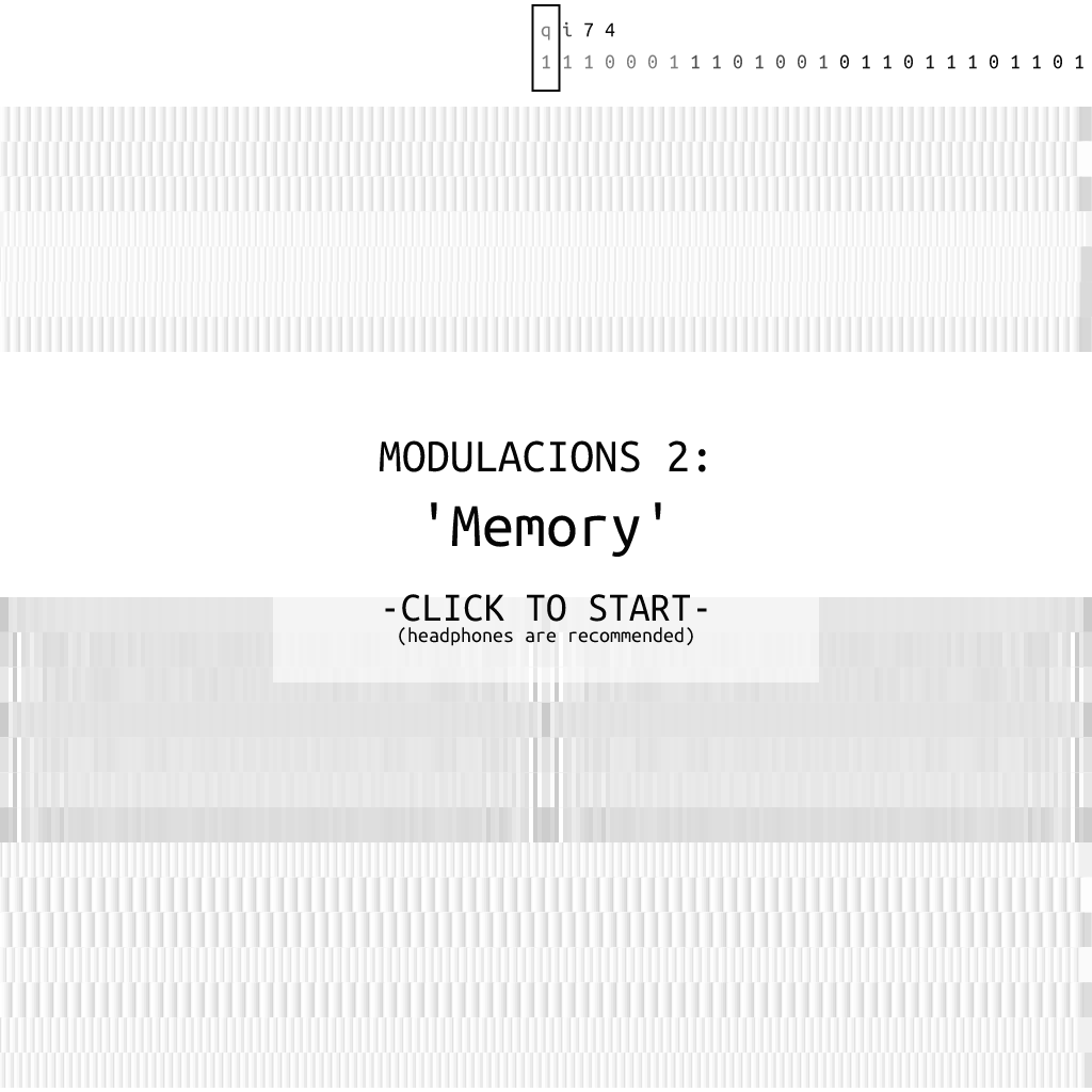 Modulacions 2: 'Memory' (audio) #79