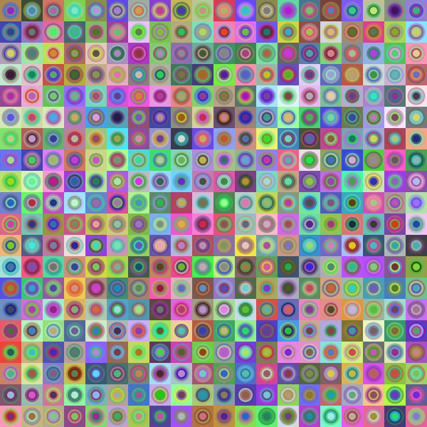 400 circles  #8