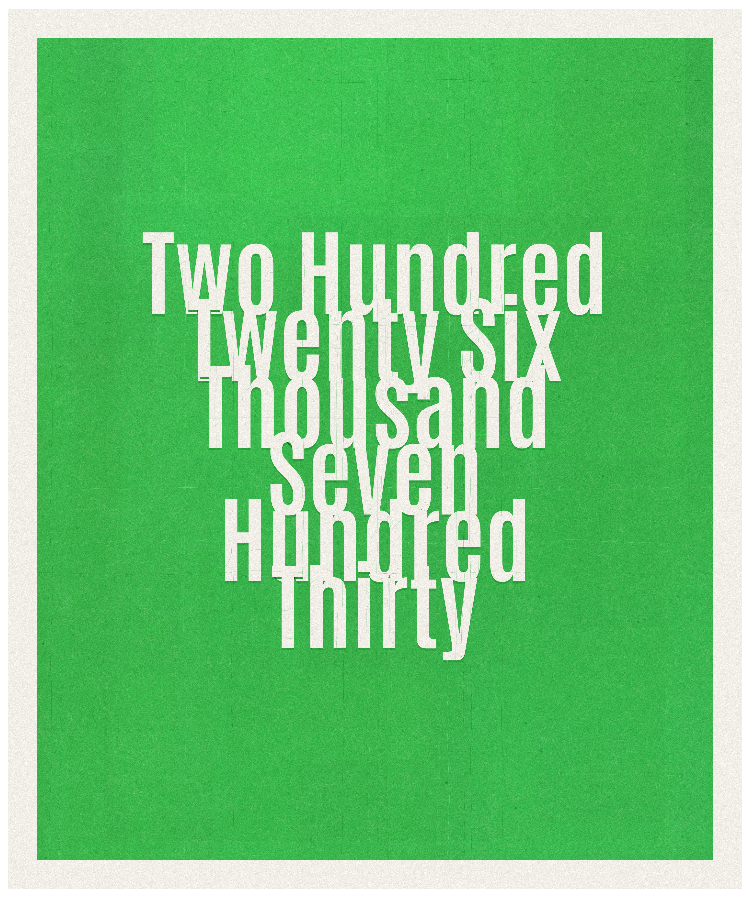 Count #226730