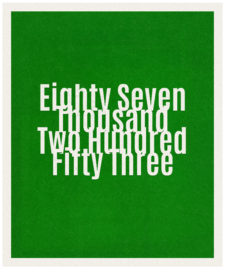 Count #87253