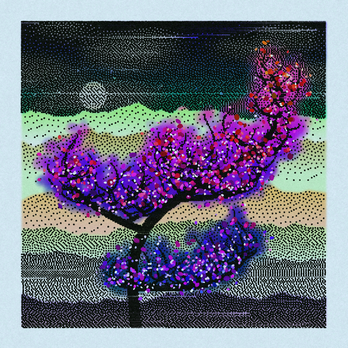 Dithered Branches #134