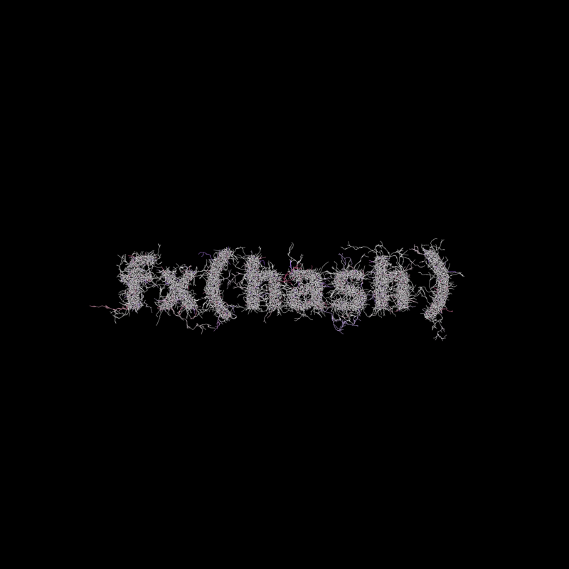 FXHASH Logo with Features #109