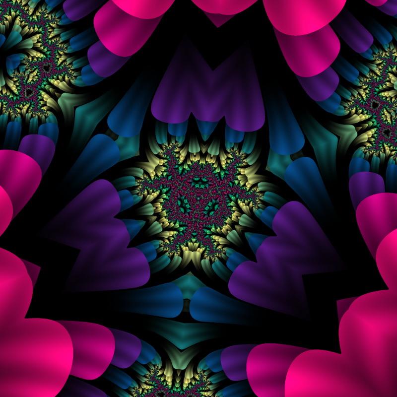 Fractal Flower #207